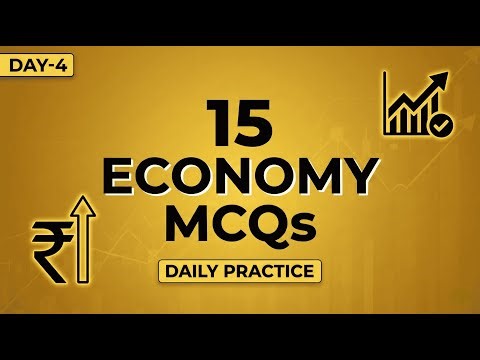 15 Economy MCQs for Prelims | UPSC, SSC & State PSC