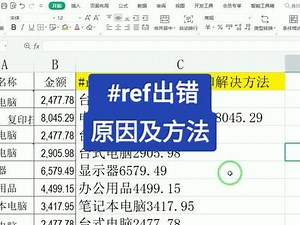 表格ref怎么一键解决