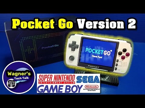 The NEW Bittboy Pocket Go Version 2 Review/Issues+Gameplay: GB, Sega, SNES, MAME & more. PocketGo 2