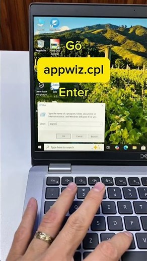 Phím tắt (Shortcuts): (Windows + R) - Appwiz.cpl - Gỡ bỏ phần mềm và ứng dụng