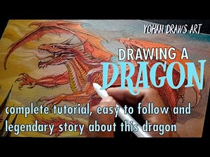 🔥 Epic Dragon Drawing Tutorial 2025 | Fantasy Art 🎨 | -Yohan Draws Art