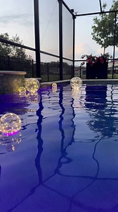 6.1K views · 29 reactions | These floating solar light up balls are so beautiful! We’ve had ours for over a year and they all work wonderfully. The larger ones come with a remote. Comment LINK to shop or ￼shop them here➡️￼ https://urlgeni.us/amazon/Solarpoolball | apieceofmyhaven | Facebook
