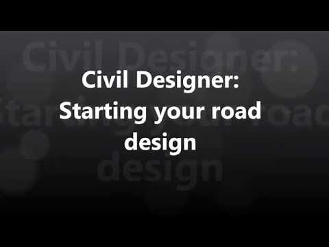 Civil Designer: Basic Road Alignment