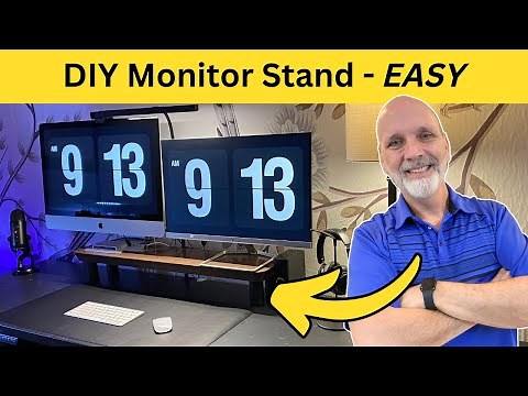 DIY Desktop Monitor Stand | Easy Step-by-Step Tutorial