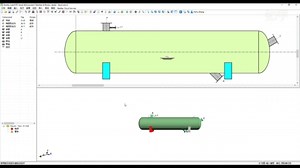 Autopipe Vessel基础操作视频 压力容器设计时模型的拆分与组件修改