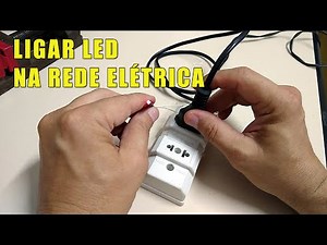 How to connect an LED to a 110 or 220 volt electrical network