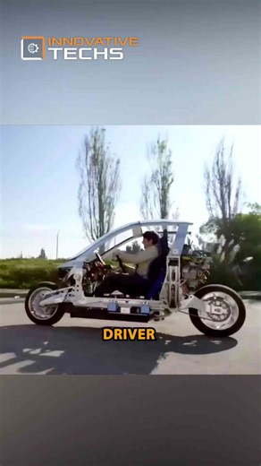 Inside the future: Enclosed electric motorcycle redefines urban mobility