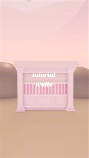 wall tutorial adopt me #roblox #tutorial #adoptme