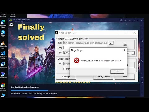 How to fix ninja ripper error | Fix Ninja ripper not ripping | Bluestacks 5