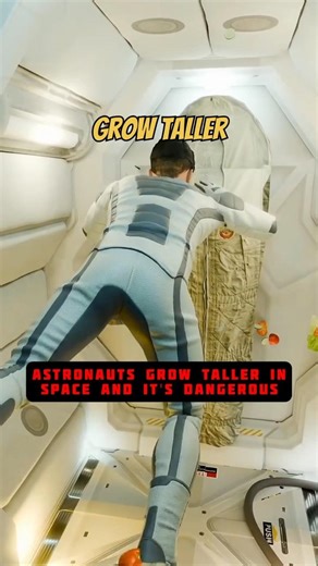Astronauts grow taller in space than Earth!