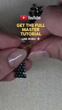 Beaded Tower: Relaxing and Focused Beading #shorts