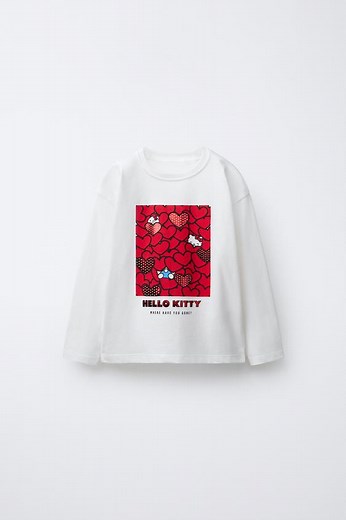 HELLO KITTY © SANRIO HEART PRINT T-SHIRT