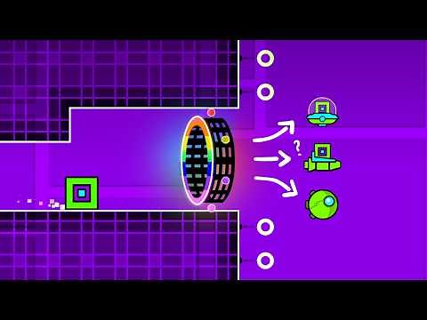 All Geometry Dash Levels with Random Portals!