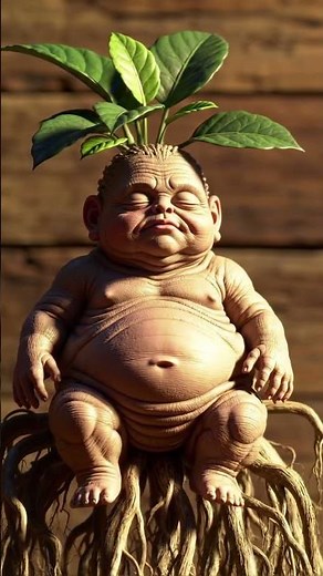"Real-Life Mandrake Plant with Human Face Nature’s Most Bizarre Root!" #mandrakeplant #humanfacroot