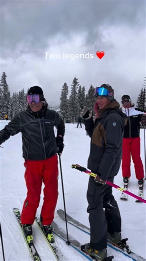 That time @glenplake and Joey Cordeau caught some laps together! We are so proud to have legends like these two enjoy Lookout Pass. #Ski #glenplake #skilegend #skiing #winter | Lookout Pass Ski and Recreation Area