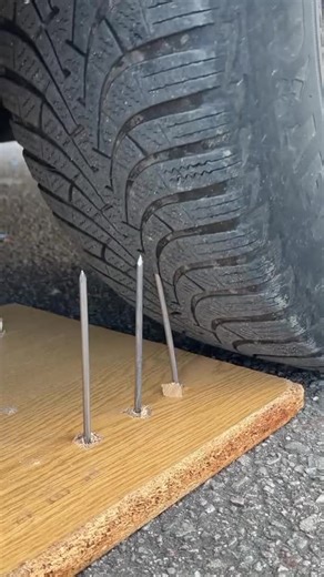 Car vs Nails: Mind-Blowing Experiment Revealed