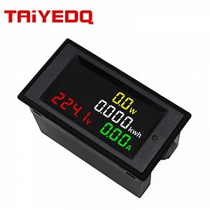 [Hot Item] DC Voltage Current Power Meter LCD Digital Display Intelligent Module 12V600V 20A50A100A