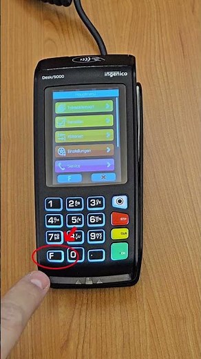 Beleg nachdrucken beim Ingenico Desk 5000