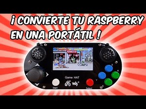 🕹️ TRANSFORMA TU RASPBERRI PI EN CONSOLA PORTÁTIL RETRO con el game hat de WAVESHARE en español
