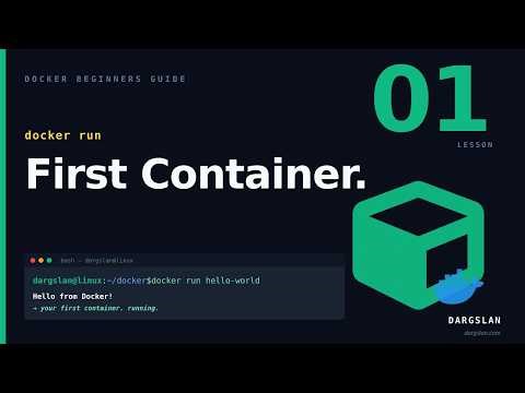 docker run - the One Command That Starts Everything