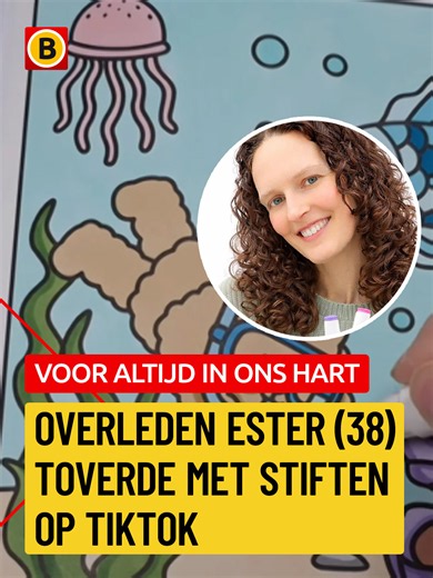 Ester Welij (CreativeEster): haar kleurspullen klaargezet na overlijden
