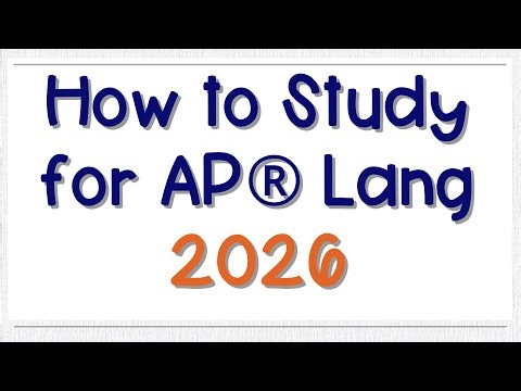 how to study for the ap lang exam