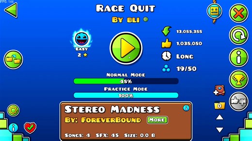 Rage Quit - BLI 🫥🫥🫥 Lo seguiré diciendo, che juego cada vez parece mas motor gráfico que un jueguito normal, espero les guste 🫶🏻 #gd #geometrydash #geometrydasheasylevel #racequitgd #destacar