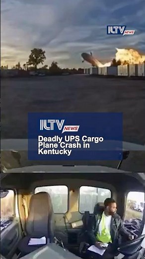 UPS cargo plane crashes after takeoff from Louisville airport exploding in flames at least 7 killed