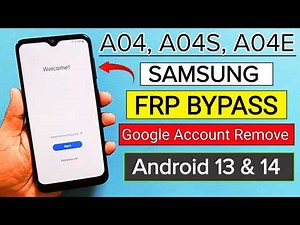 Samsung Galaxy A04/A04S/A04E FRP Bypass 2026 | Talkback Not Working - (Google Account Remove)