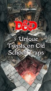 3 Unique Twists on Old School Traps While not every trap needs to be a Rube Goldberg machine of death, but it’s more fun if it’s not just, “You failed the check, you take damage”. Here are 3 twists on traditional trap ideas. Pit Fight Trap – Pit traps are a staple of D&D. Step on the trap, the ground falls away, and you fall into a pit. Sometimes, there are spikes if they are really feeling spicy. You can make them more interesting by adding something living into the trap. A vicious pet of the l