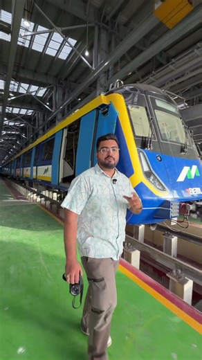 India's Biggest Metro Depot in Mumbai