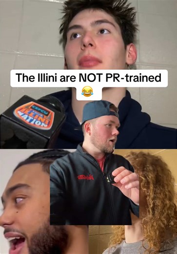 So gd funny 😂 these guys are absolute goofballs and I love it so much #illinois #uiuc #illini #collegebasketball #kylanboswell