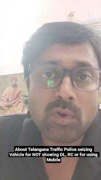 Traffic Police cannot seize vehicle for Not showing Driver License or Using Mobile Phones