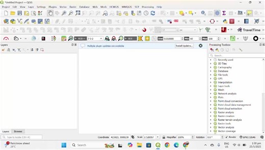 Calculate LST in QGIS #qgi #lst #rsgis #rs #gis @DarkInsane