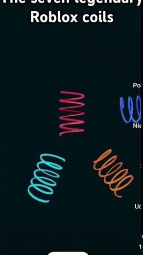 legendary roblox coils