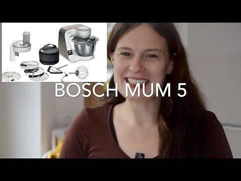 Bosch MUM 5 food processor: Introduction of the appliance and accessories | Comparison to the Bos...