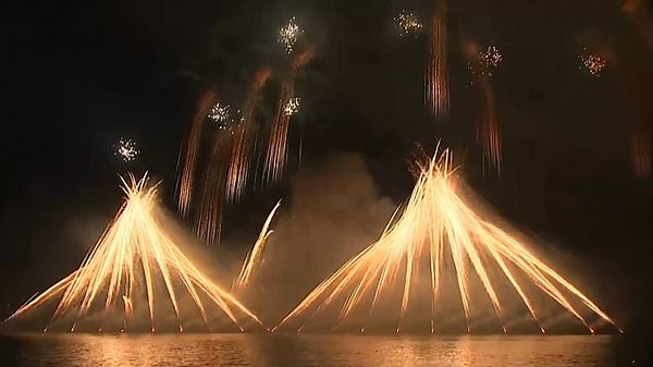 South Korea's largest ever fireworks display lights up Seoul