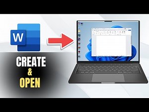 How to Create and Open Documents in Microsoft Word (Step-by-Step Guide)