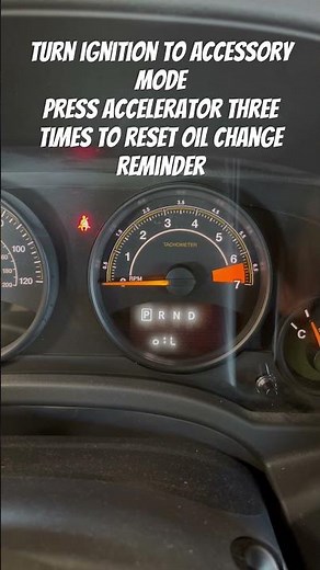 2016 Jeep Patriot Oil Change Reminder Reset Procedure #shortfeed #howifixedit #preventivemaintenance