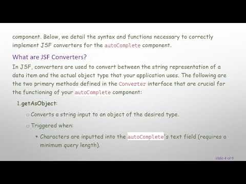Troubleshooting the Primefaces Autocomplete Component