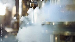 An upclose look at the meticulous process of extracting essential oils through steam distillation showcasing the commitment to responsibly sourced ingredients.