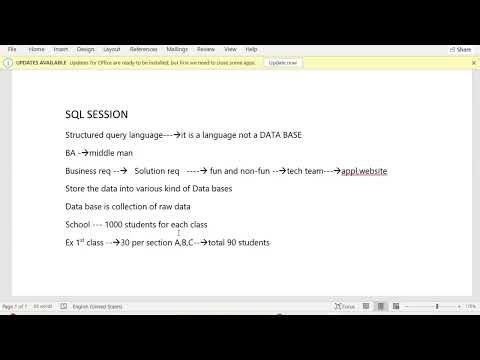 SQL Awareness Session- Get started with SQL