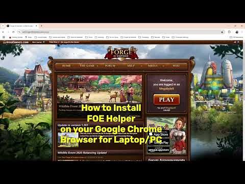 Install FOE Helper - Forge of Empires