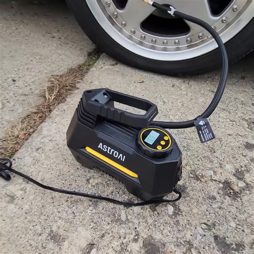 🚗 AstroAI Tire Inflator 💥 33% OFF! ✨ Portable Air Compressor with Digital Pressure Gauge for precise readings. 💡 Emergency LED Light for nighttime convenience. Perfect for: • Cars • Bicycles • Balloons Limited time offer: ⏰ Buy Now and Save Big! Savings won't last long - act now and inflate on the go! | AstroAI
