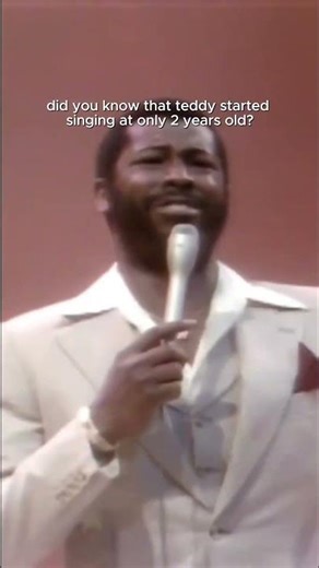 At only 2 years old, Teddy Pendergrass was already finding his voice, and what a voice it became.