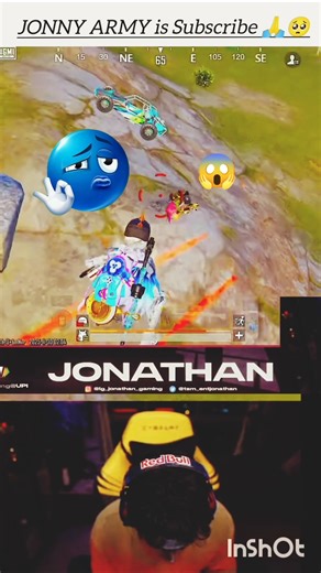 😱 Jonathan gaming 🤯 what a spray everyone shocked! Hacker or wott!#jonathangaming #bgmi #shorts #op