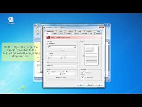 How can I improve the image quality when converting to PDF?