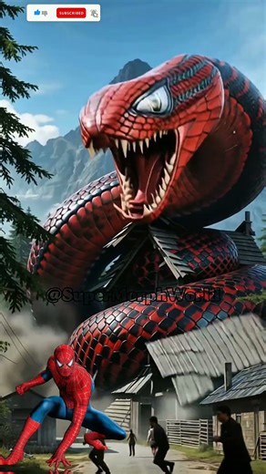 Giant Python Rampage in Rural Village 🐍😱 | Marvel & DC Inspired Shorts 🔥