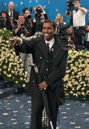 ASAP Rocky Shines on the Met Gala Carpet 2025