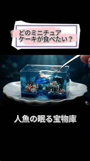 Mermaid’s Sleeping Treasury Cake ASMR 🧜‍♀️🌊 | Deep Sea Jelly & Coral